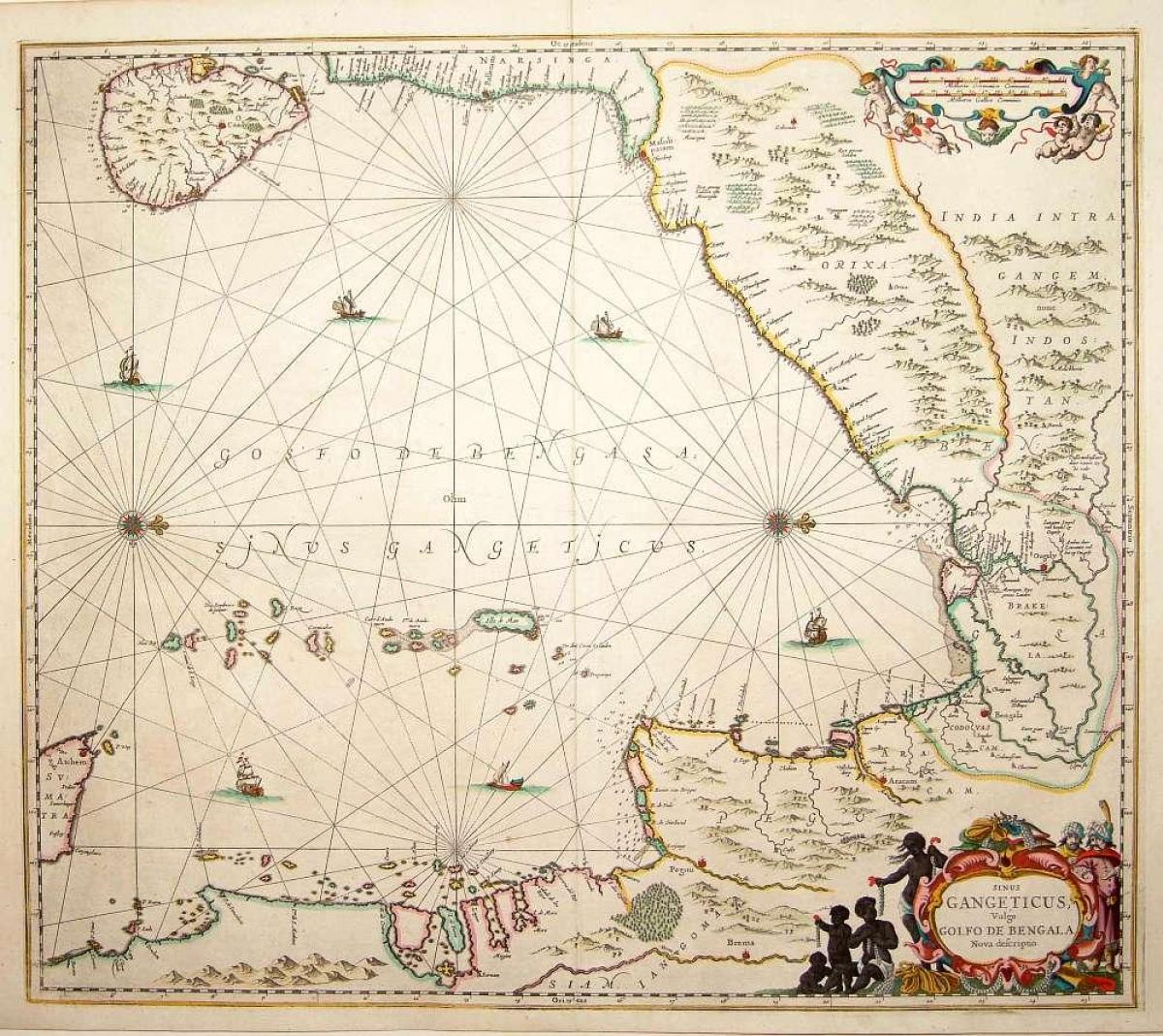 стародавня Шрі-Ланка карта