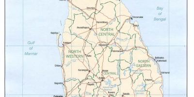 Шрі-Ланка GPS карту онлайн
