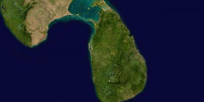 Онлайн супутникова карта Шрі-Ланки