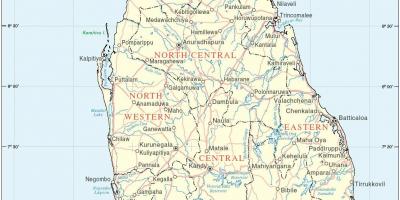 Шрі-Ланка карта HD