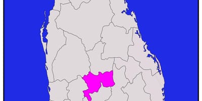 Канді в Шрі-Ланці карті