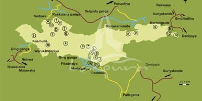 Карта Синхараджа Шрі-Ланка