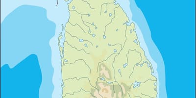 Шрі-Ланка векторна карта